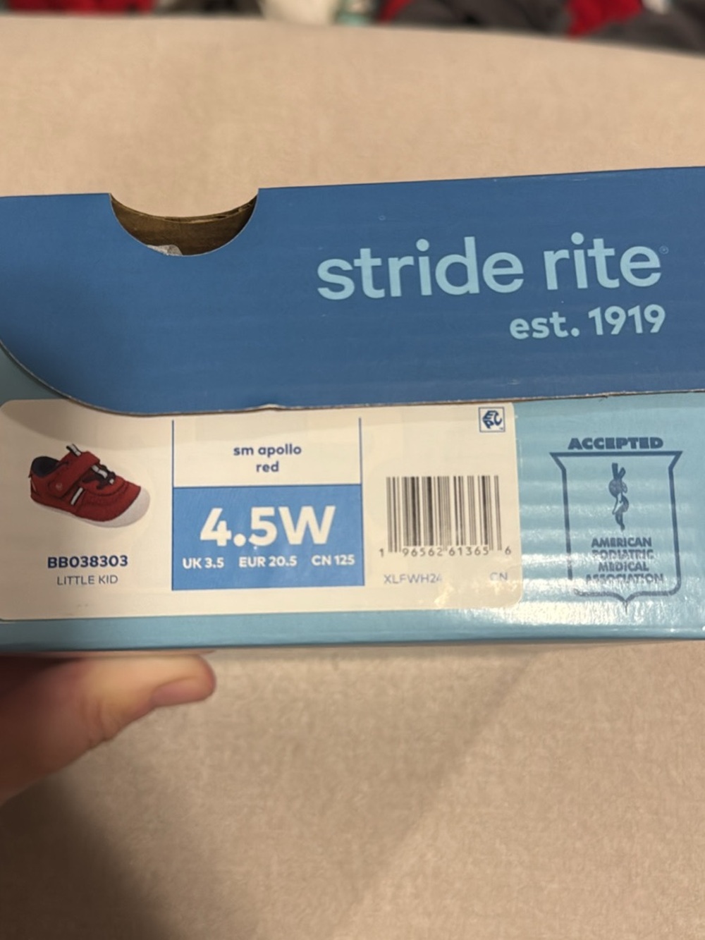 Stride Rite SM Apollo Red Little Kid Sneakers